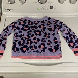 GAP Kids Purple Leopard Sweater